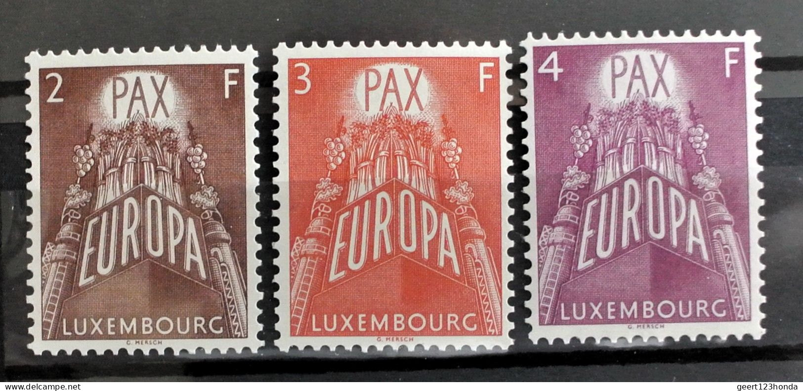 LUXEMBURG 1957 " EUROPA CEPT" Michelnr 572/574 Sehr Schon Postfrisch € 120,00 - Nuevos