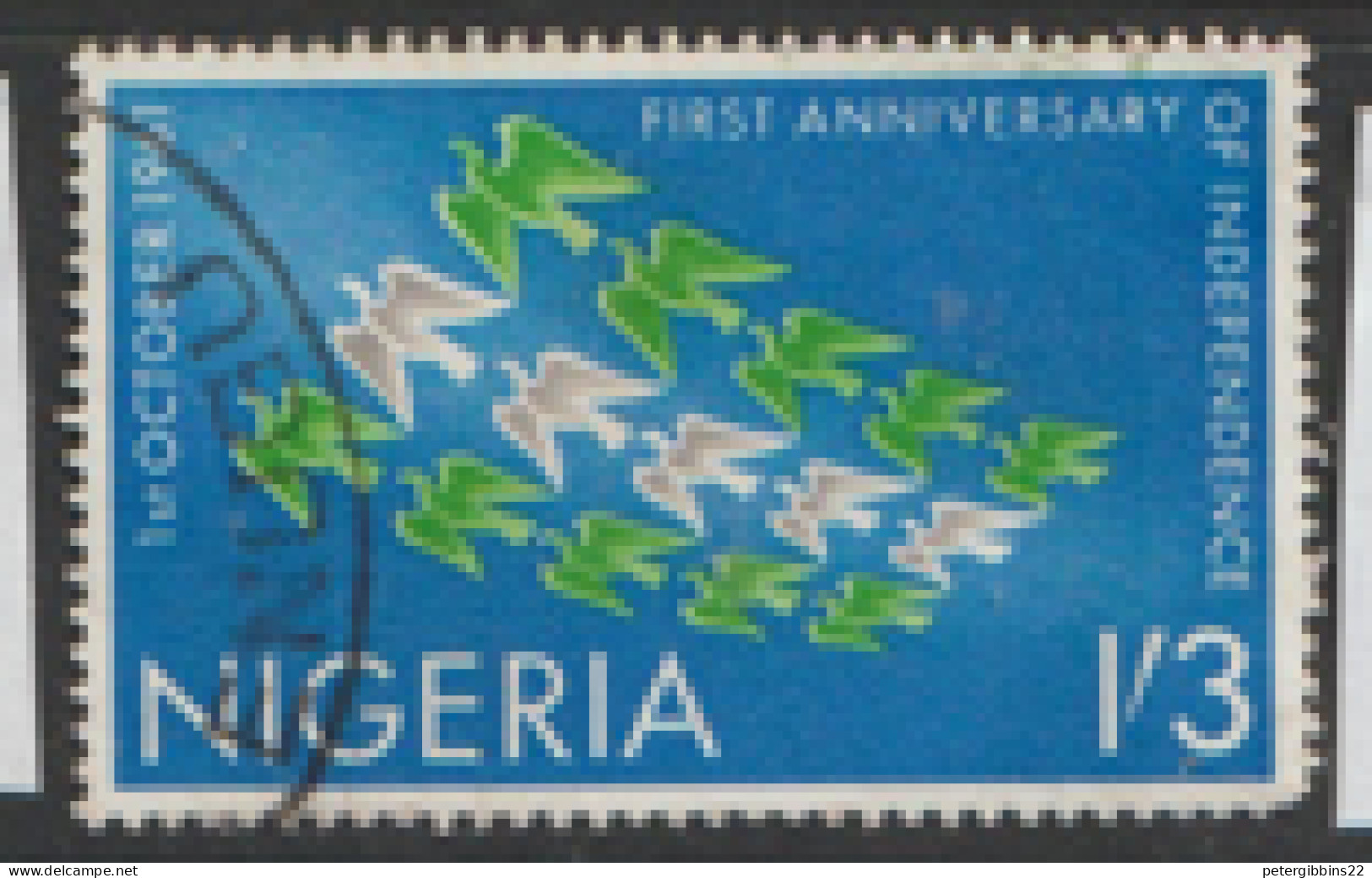 Nigeria  1961 SG 109  Anniversary Independence Fine Used - Nigeria (1961-...)
