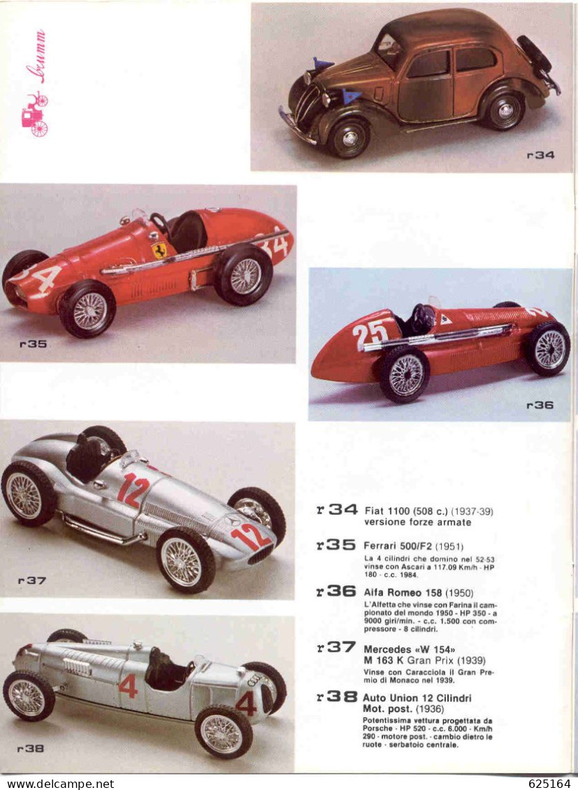 Catalogue BRUMM 1988  Automodelli In Scala 1:43 Styling In Miniatura - En Italien - Brumm