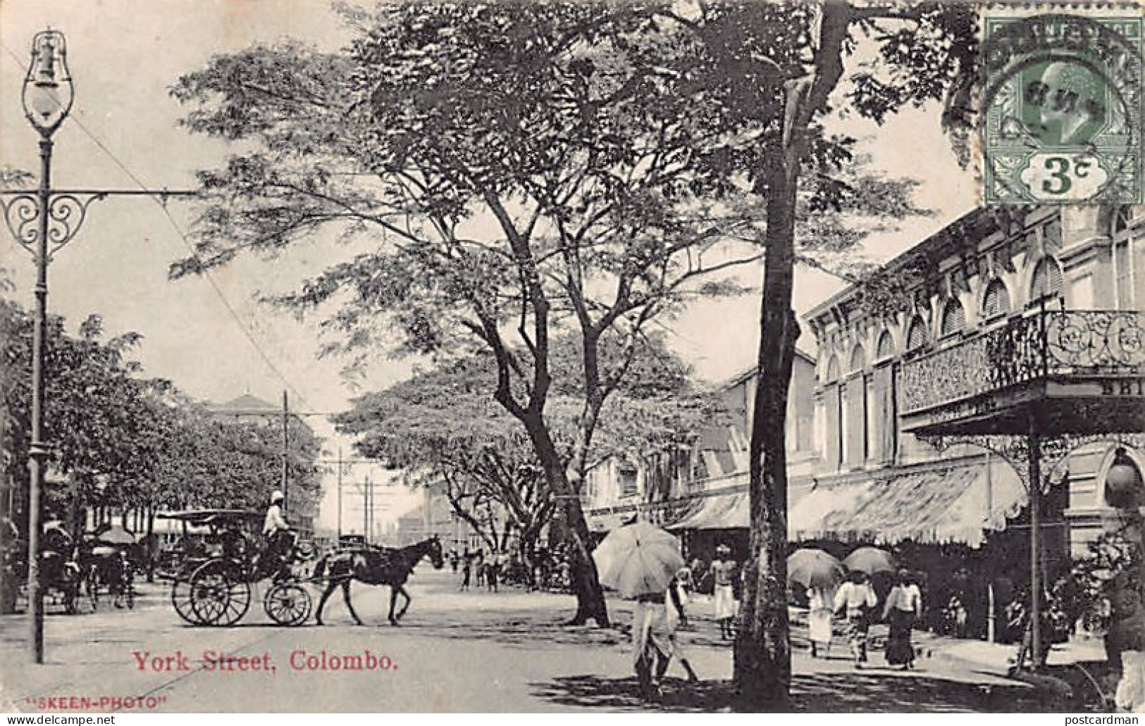 Sri Lanka - COLOMBO - York Street - Publ. Skeen-Photo  - Sri Lanka (Ceylon)