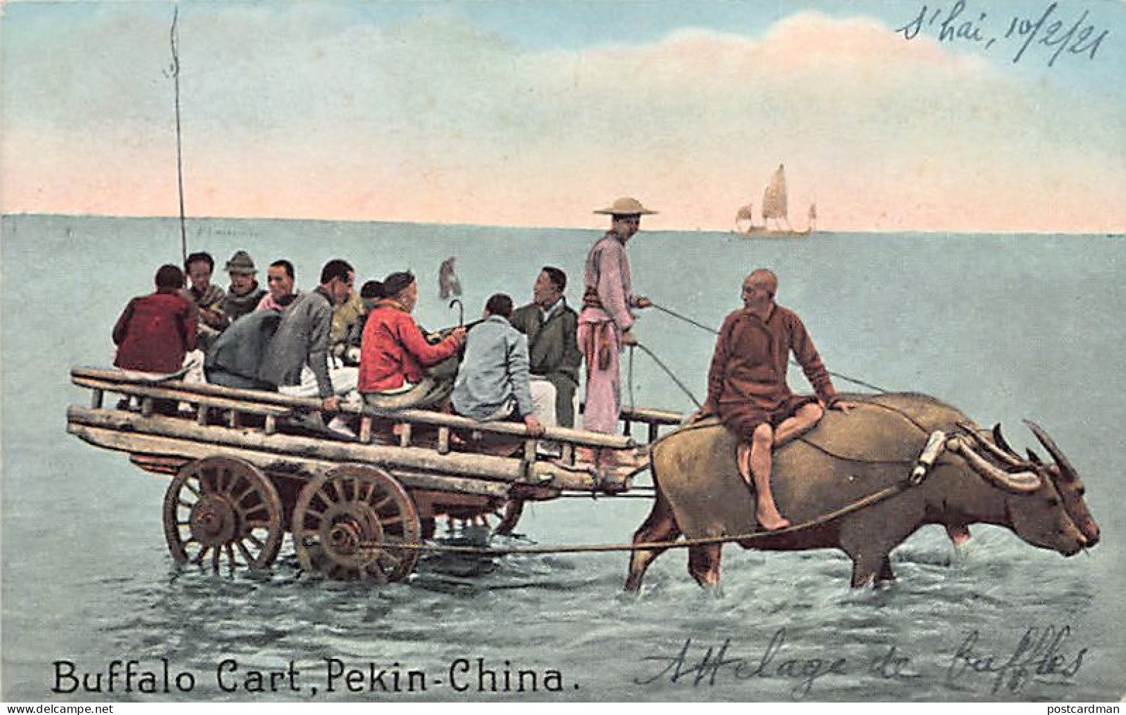 China - BEIJING - Buffalo Cart - Publ. Sincere Co.  - China