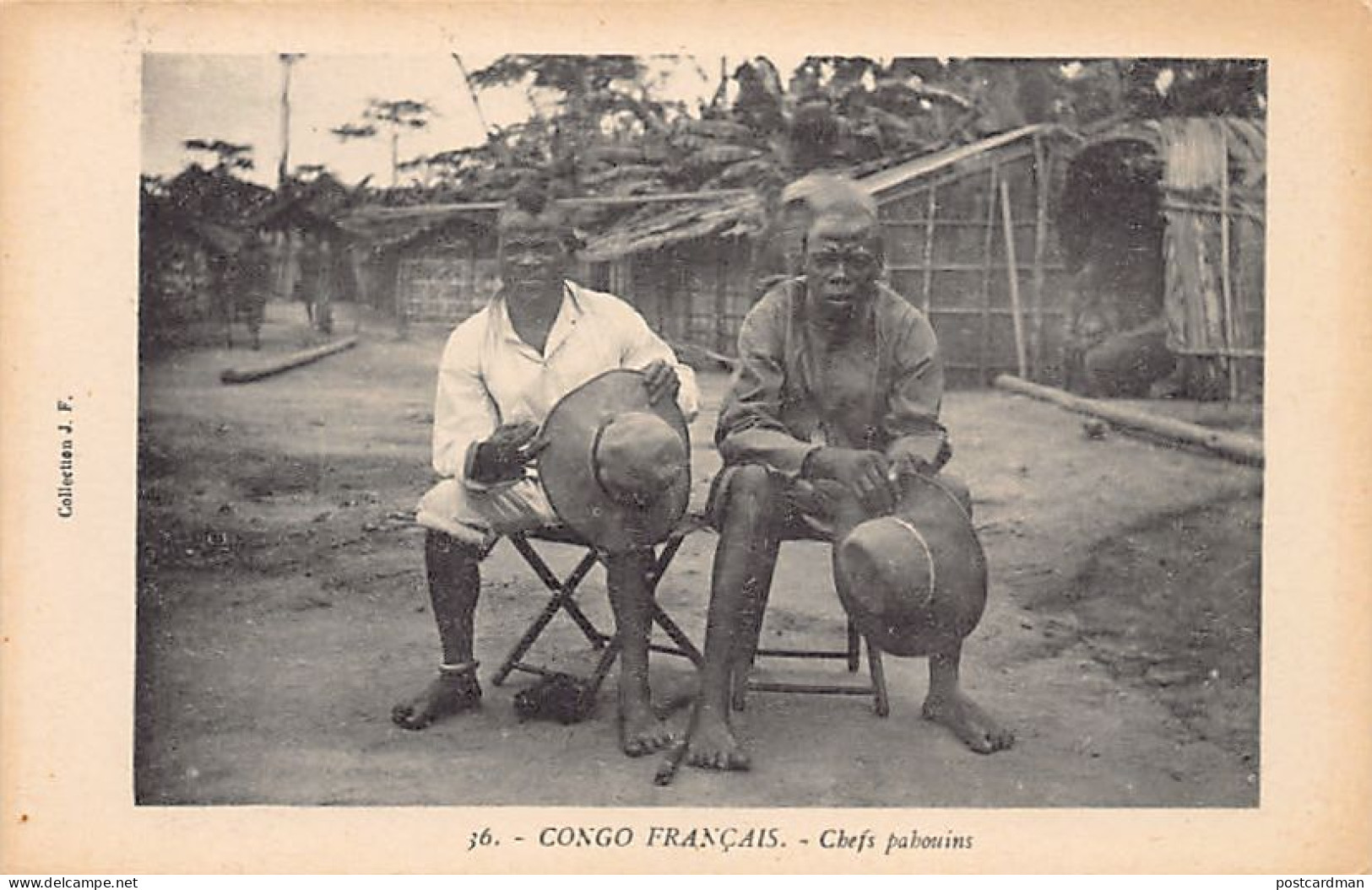 Congo Brazzaville - Chefs Pahouins - Ed. J. F. 36 - Französisch-Kongo
