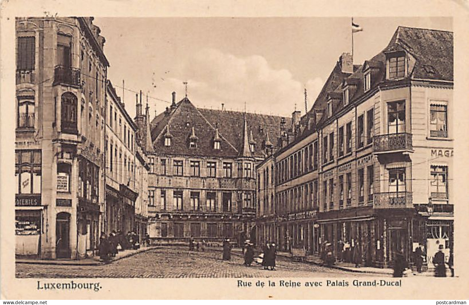 LUXEMBOURG - VILLE - Rue De La Reine Avec Palais Grand-Ducal - Ed. Th. Wirol  - Luxemburgo - Ciudad