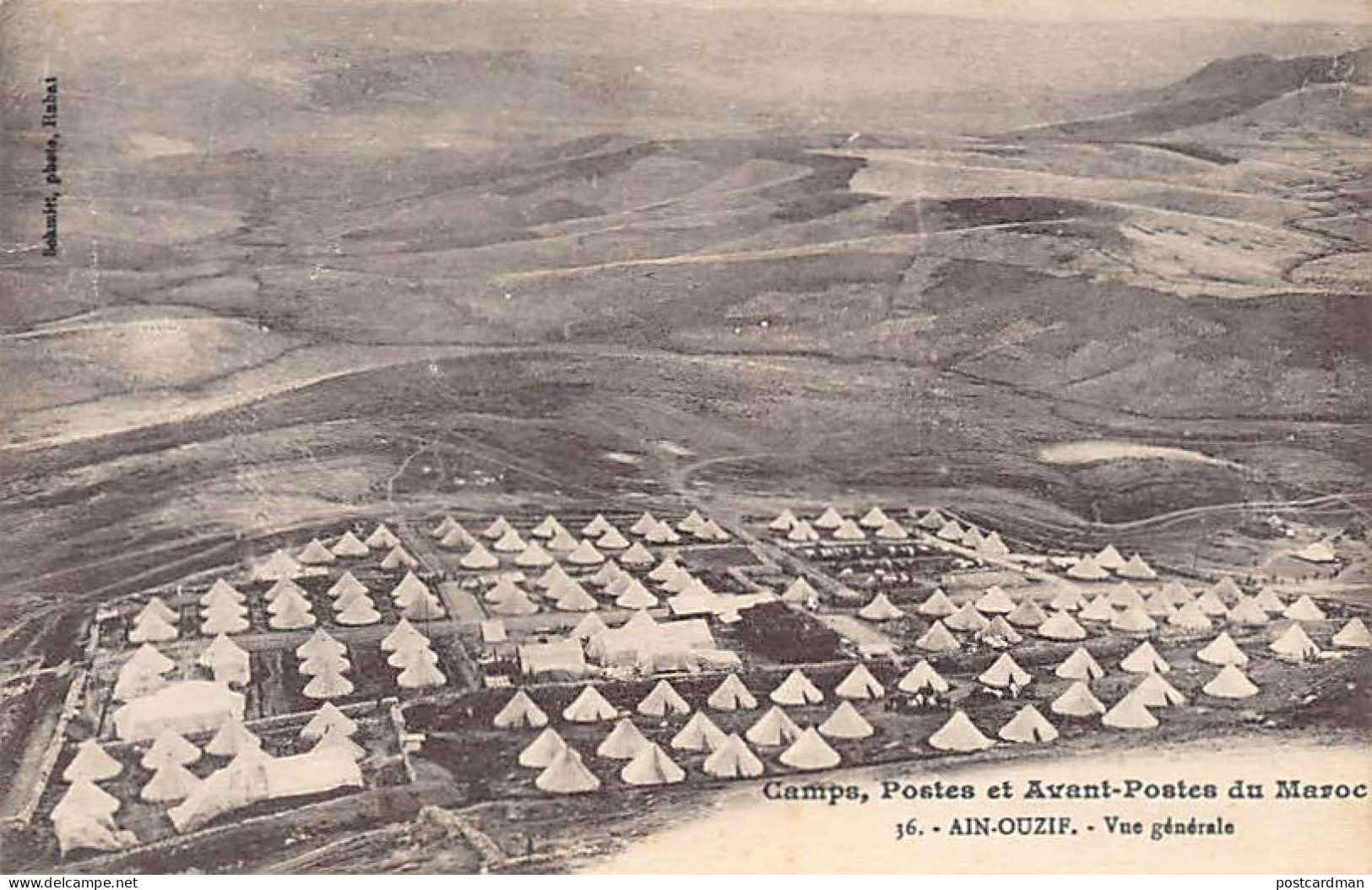 Camps, Postes Et Avant-Postes Du Maroc - AIN OUZIF - Vue Géénrale - Ed. Schmitt 36 - Autres & Non Classés