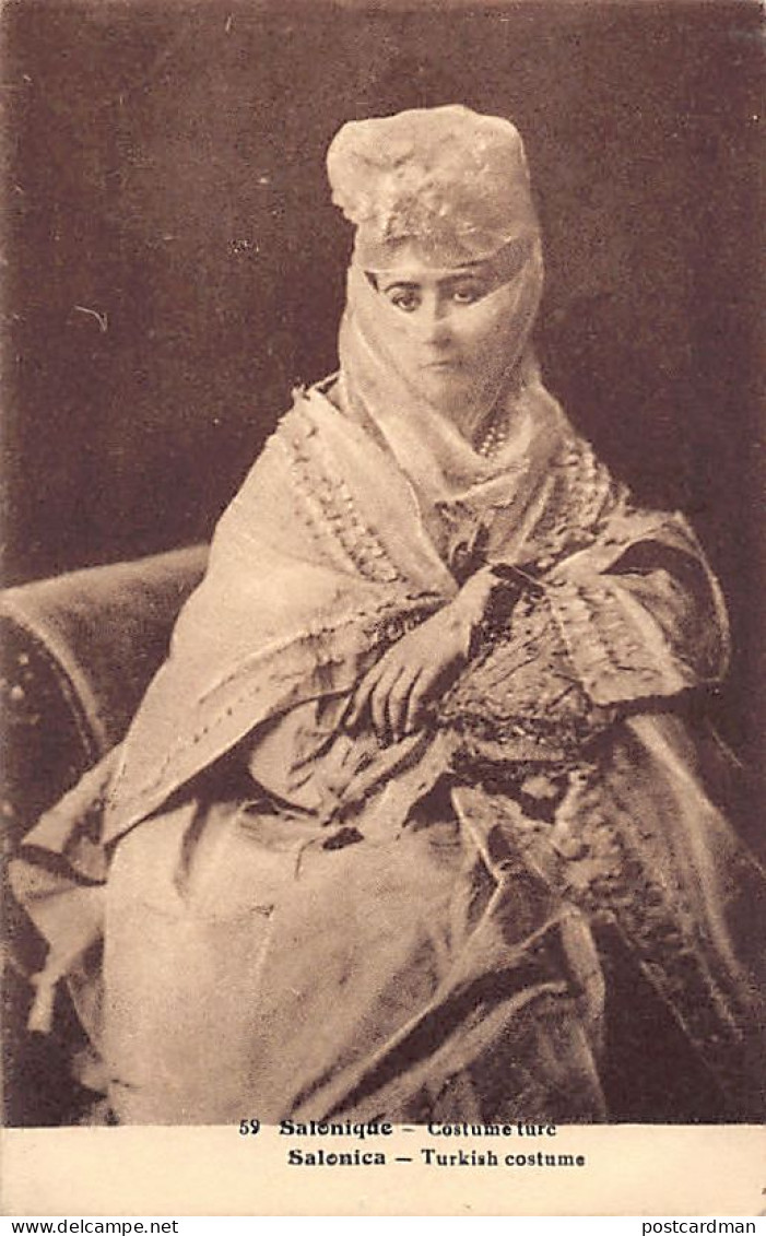 Greece - THESSALONIKI - Lady In Turkish Costume - Publ. Parisiana 59 - Grecia