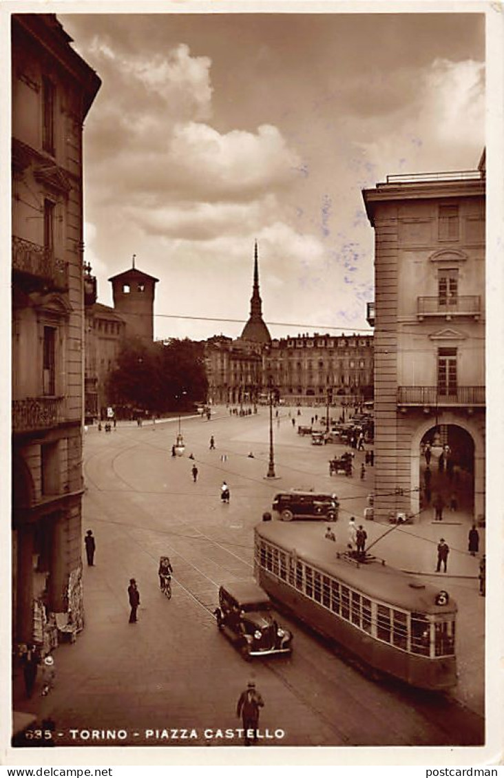 Italia - TORINO - Tram 3 - Piazza Castello - Transportmiddelen