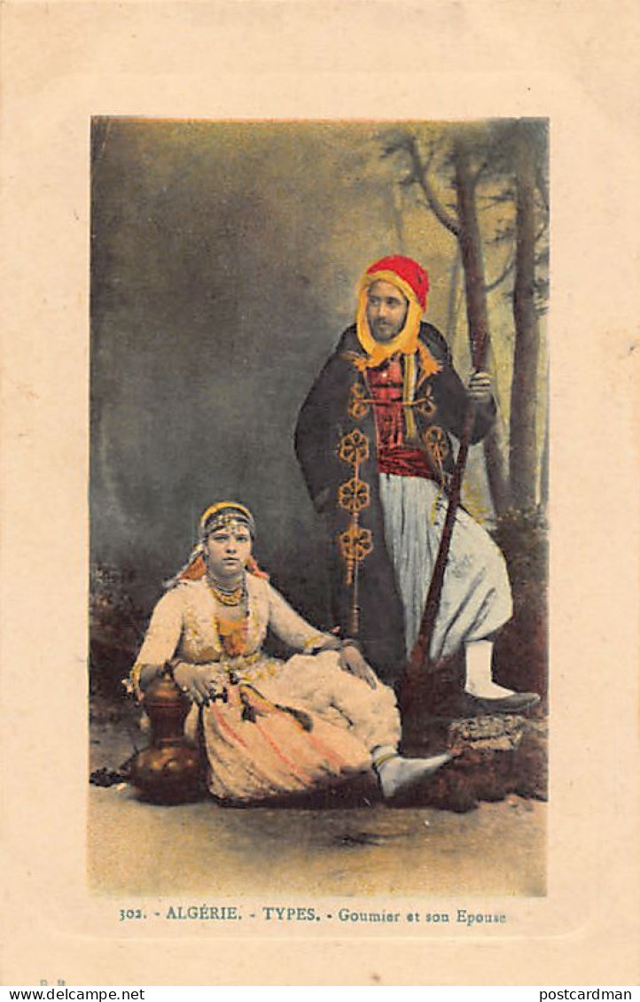 Algérie - Goumier Et Son épouse - Ed. B.B. 302 - Mujeres