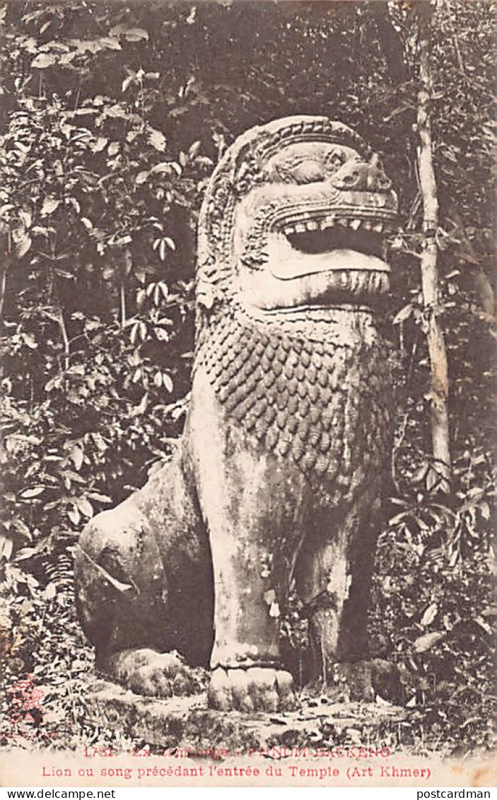 Cambodge - PHNOM BACKENG - Lion - Ed. P. Dieulefils 1781 - Camboya