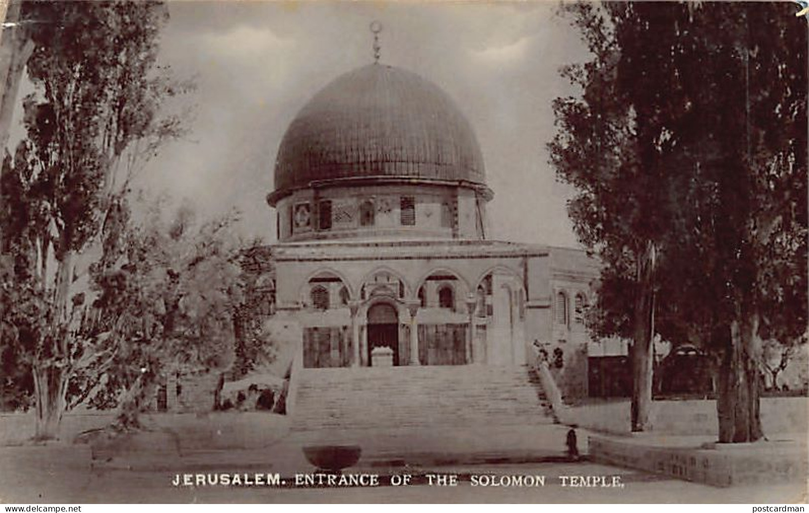 Palestine - JERUSALEM - Entrance Of The Solomon Temple - Publ. The Cairo Postcard Trust Serie 805/21 - Palestine