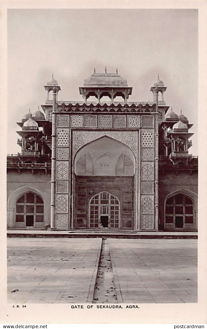 India - AGRA - Gate Of Sekaudra - Publ. J.B. 34 - Inde