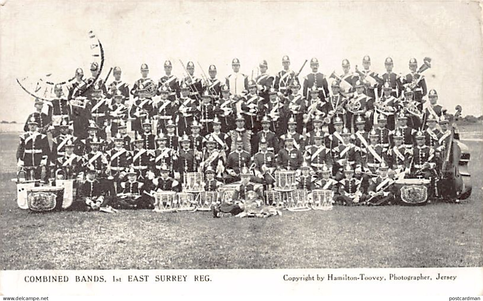 Jersey - Combined Bands, 1st East Surrey Regiment - Publ. Hamilton-Toovey - Autres & Non Classés