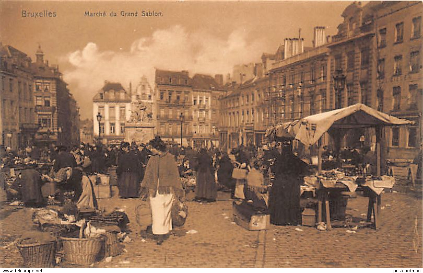 Belgique - BRUXELLES - Marché Du Grand Sablon - Ed. Nels Série Bruxelles N. 10 - Markten