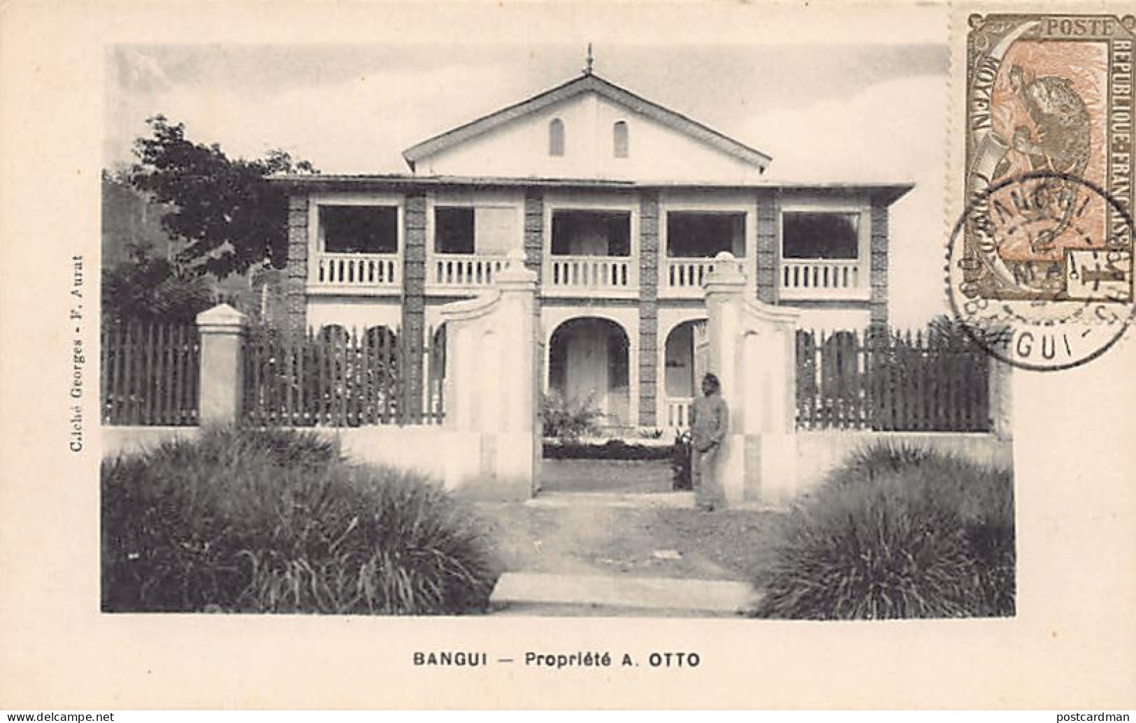 Centrafrique - BANGUI - Propriété A. Otto - Ed. F. Aurat  - Centrafricaine (République)