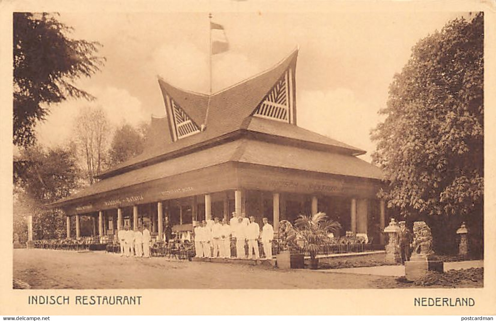 Indonesia - Universal Exhibition Of Brussels 1935 - East Indian Restaurant - Waroong-Batavia - Javanese Cuisine And Staf - Indonésie