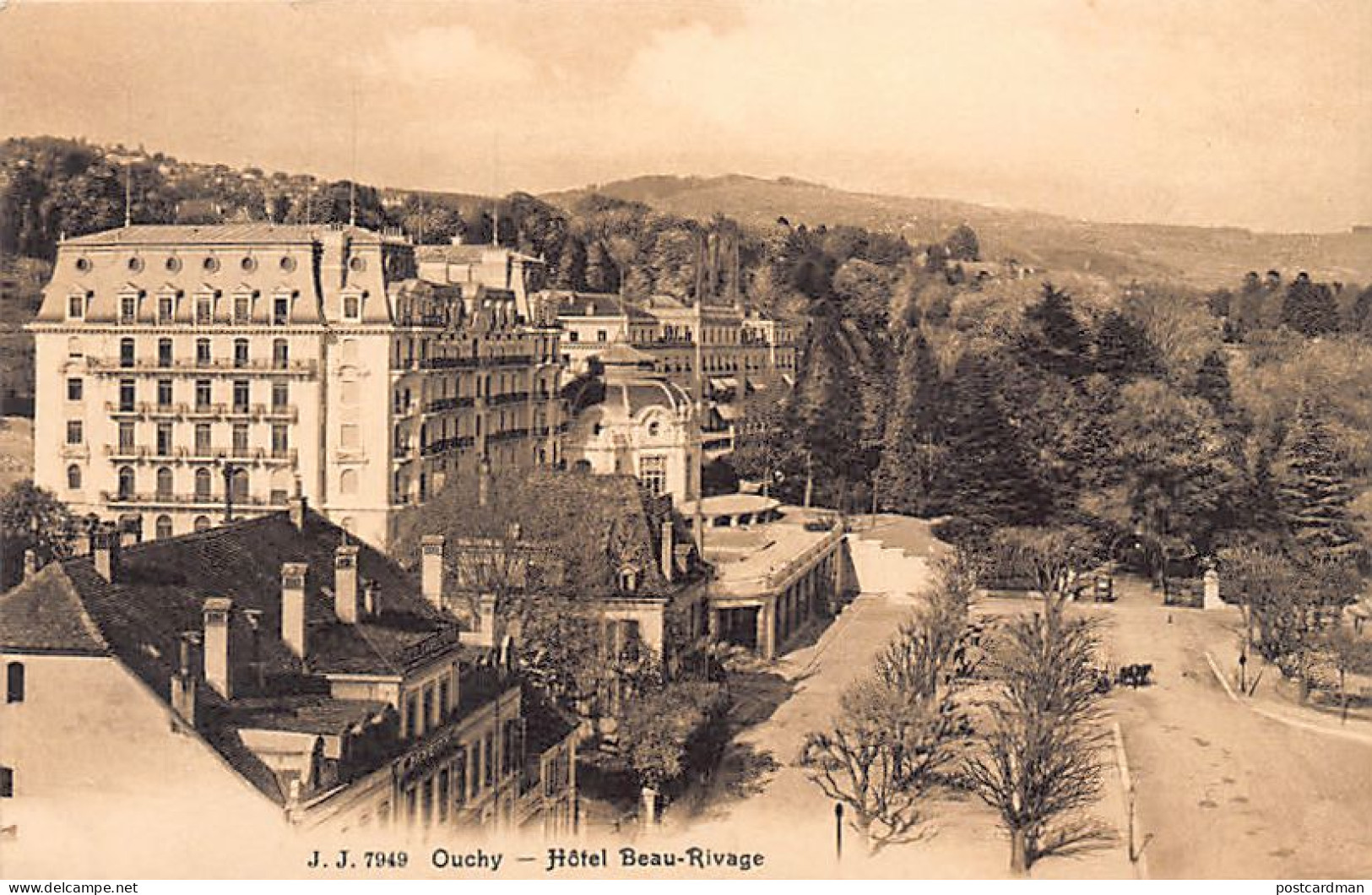 Suisse - OUCHY Lausanne - Hôtel Beau-Rivage - Ed. Jullien J.J. 7949 - Lausanne