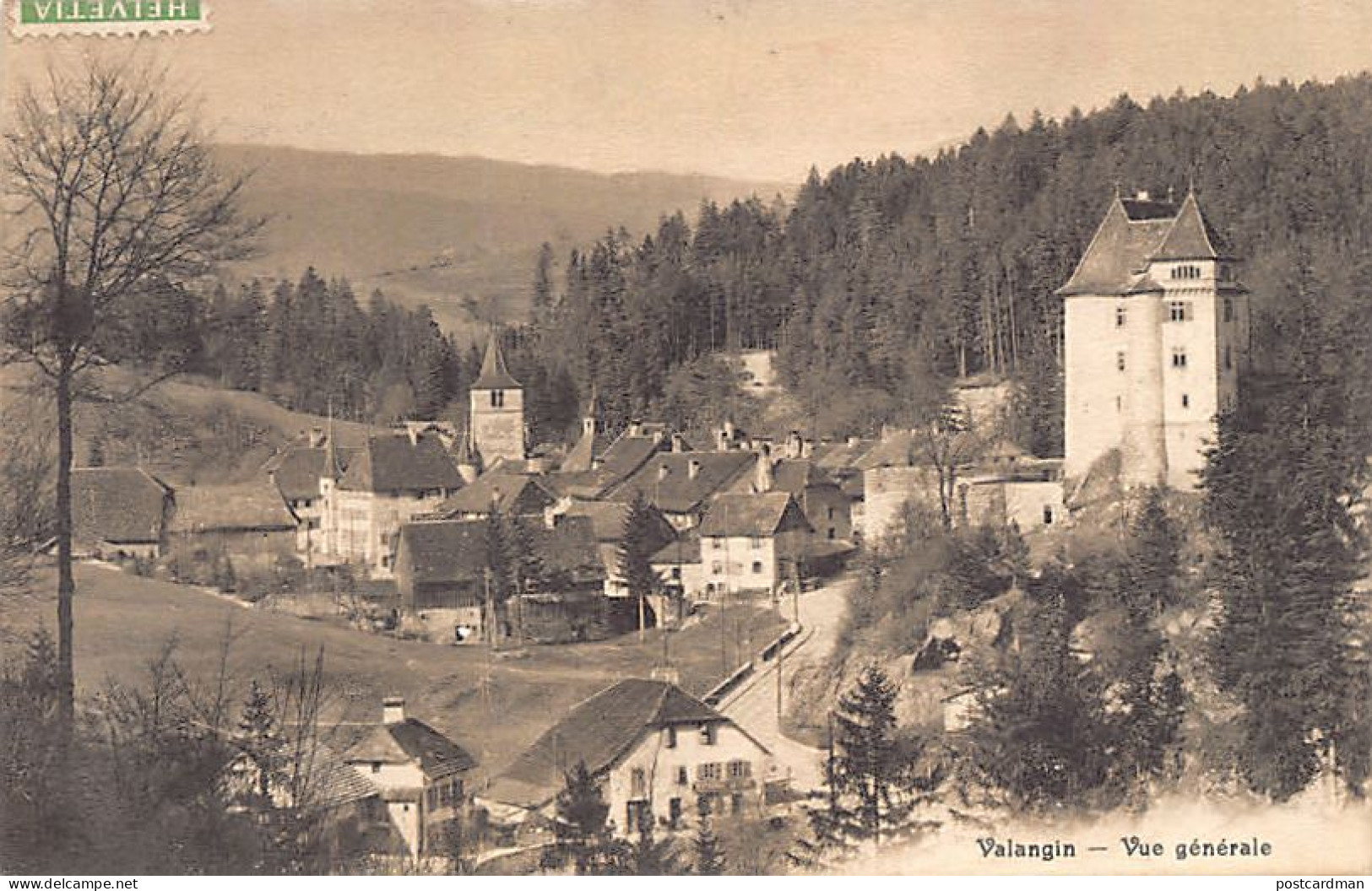 VALANGIN (NE) Vue Générale - Ed. Ernest Tissot  - Valangin