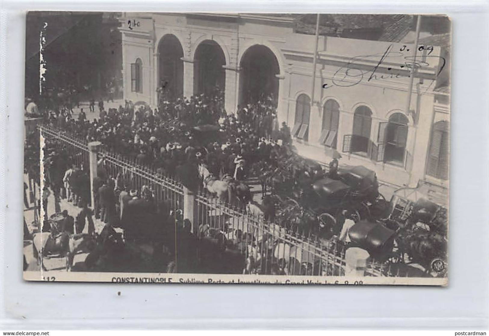Turkey - ISTANBUL - Sublime Porte And Investiture Of The Grand Vizier On August 6, 1908 - Publ. N.P.G. 112 - Turquie