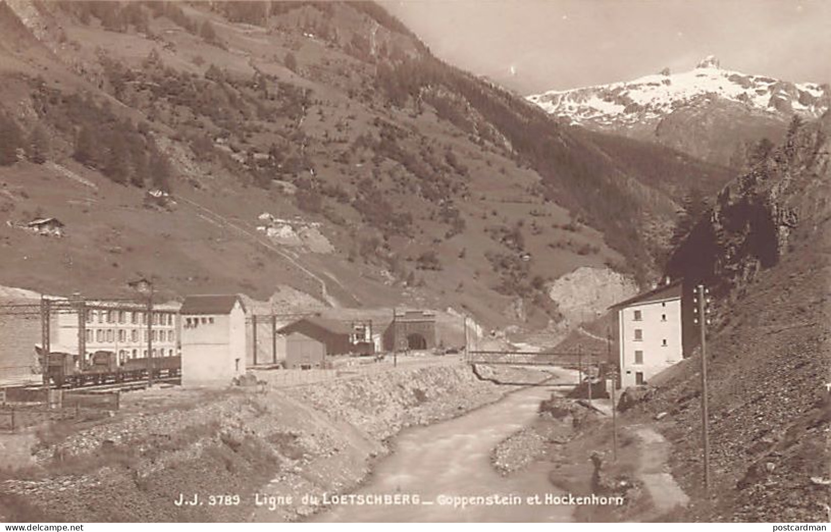 Ligne Du Loetschberg (VS) Goppenstein - Hockenhorn - Ed. Jullien Frères 3789 - Autres & Non Classés