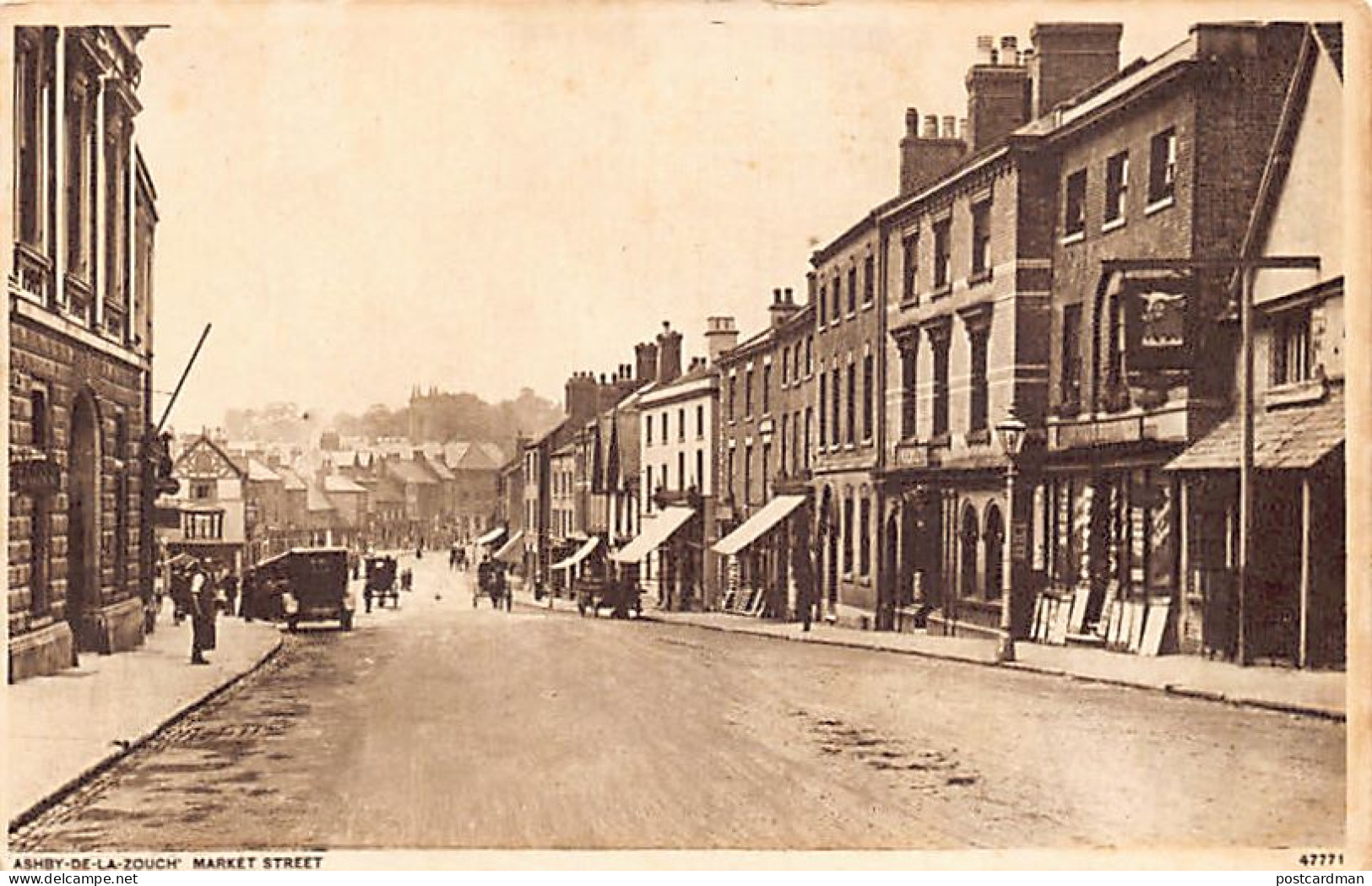 England - ASHBY DE LA ZOUCH - Market Street - Otros & Sin Clasificación