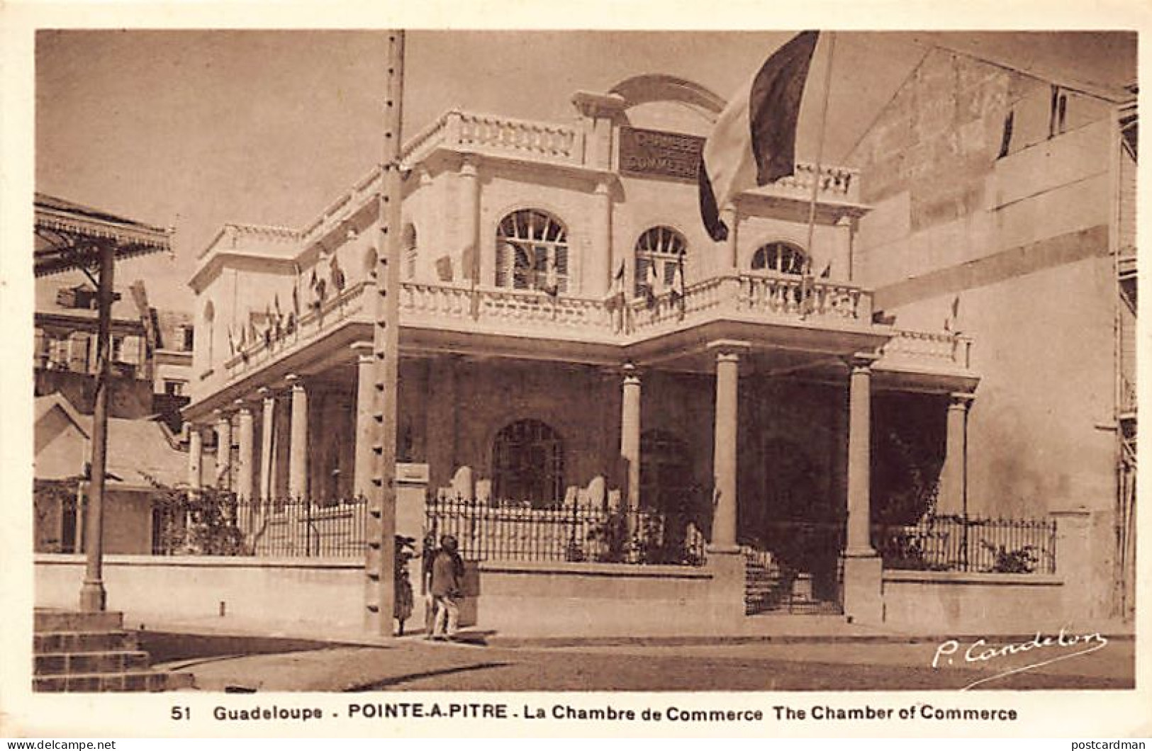 Guadeloupe - POINTE à PITRE - La Chambre De Commerce - Ed. P. Candalen 51 - Pointe A Pitre