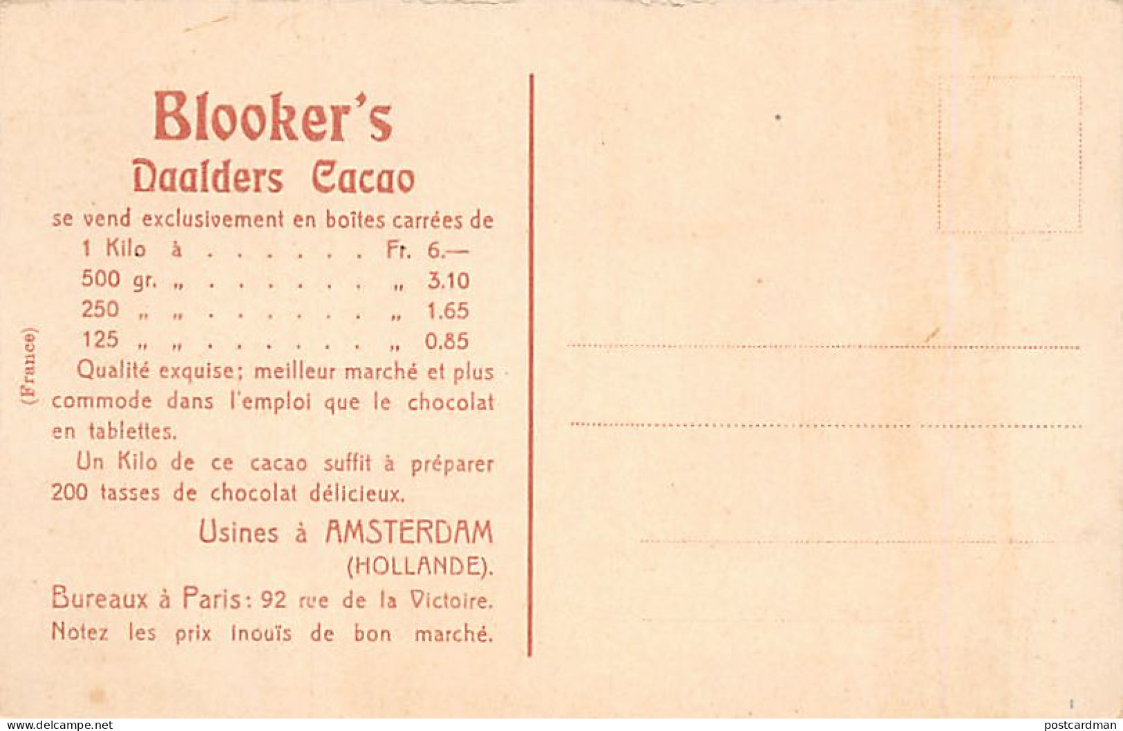 KROMMENIE (NH) Molen - Uitg. Blooker's Daalders Cacao - Krommenie