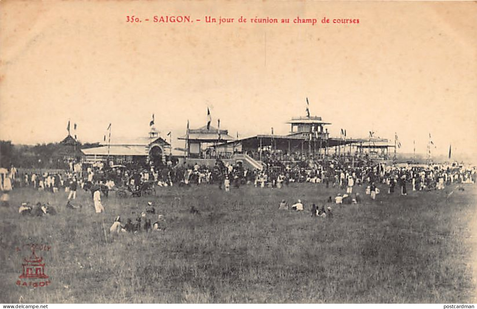 Viet-Nam - SAIGON - Un Jour De Réunion Au Champ De Courses - Ed. A. F. Decoly 350 - Vietnam