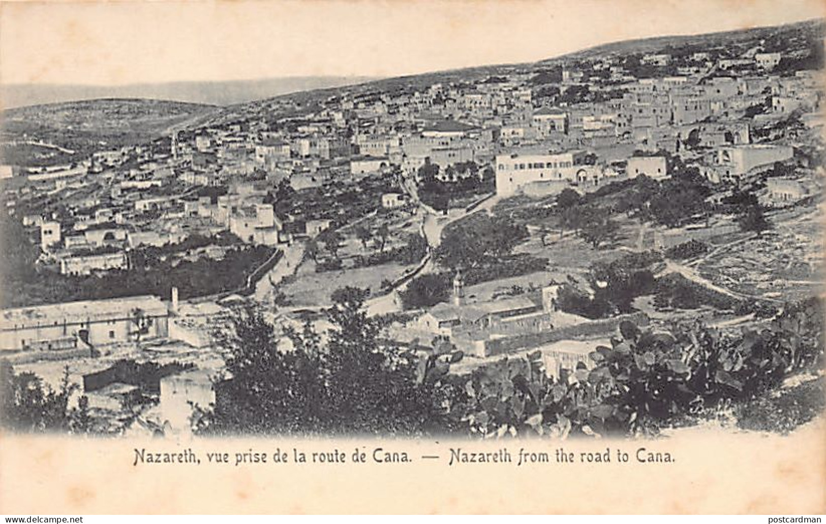 Israel - NAZARETH - From The Road To Cana - Publ. André Terzis & Fils  - Israël