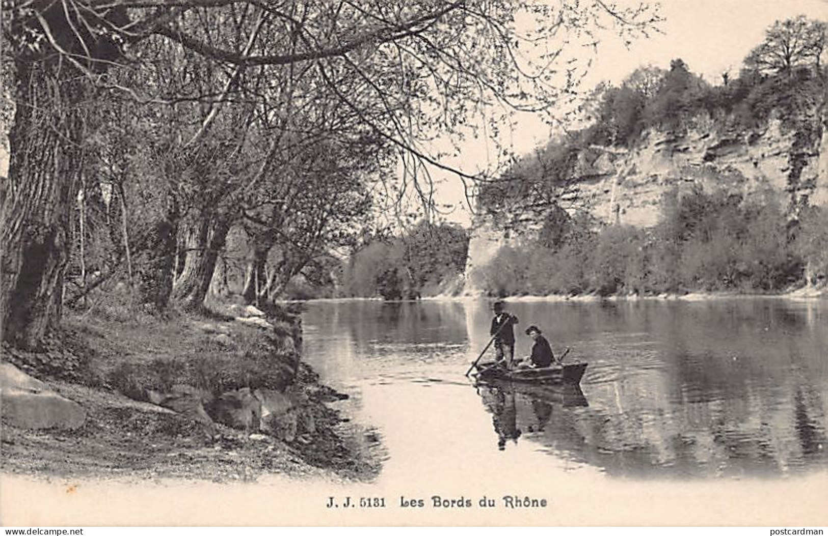 Suisse - GENÈVE - Les Bords Du Rhône - Ed. Jullien J.J. 5131 - Genève
