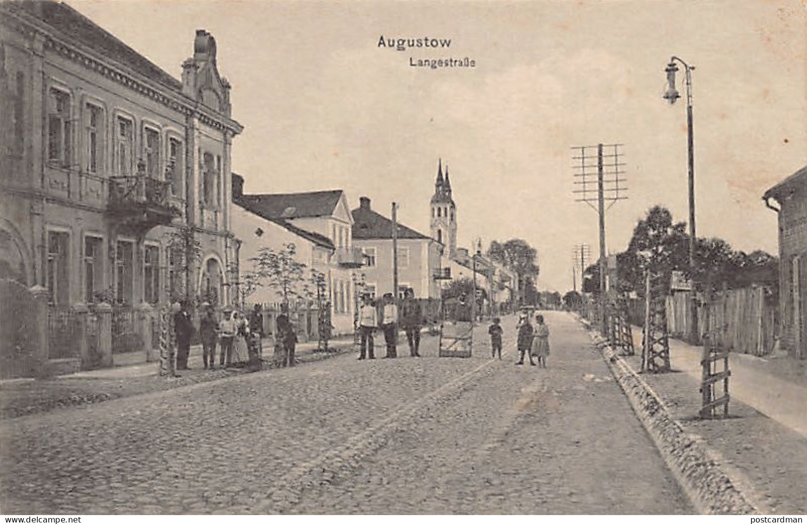 Poland - AUGUSTÓW - Langerstrasse - Publ. Dr. Trenkler & Co.  - Polen