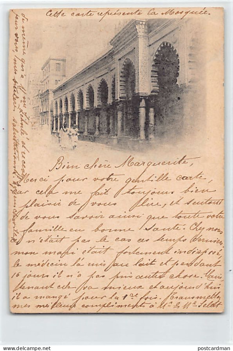 Algérie - CARTE PRÉCURSEUR Année 1899 - Alger - La Mosquée - Ed. Inconnu  - Algiers