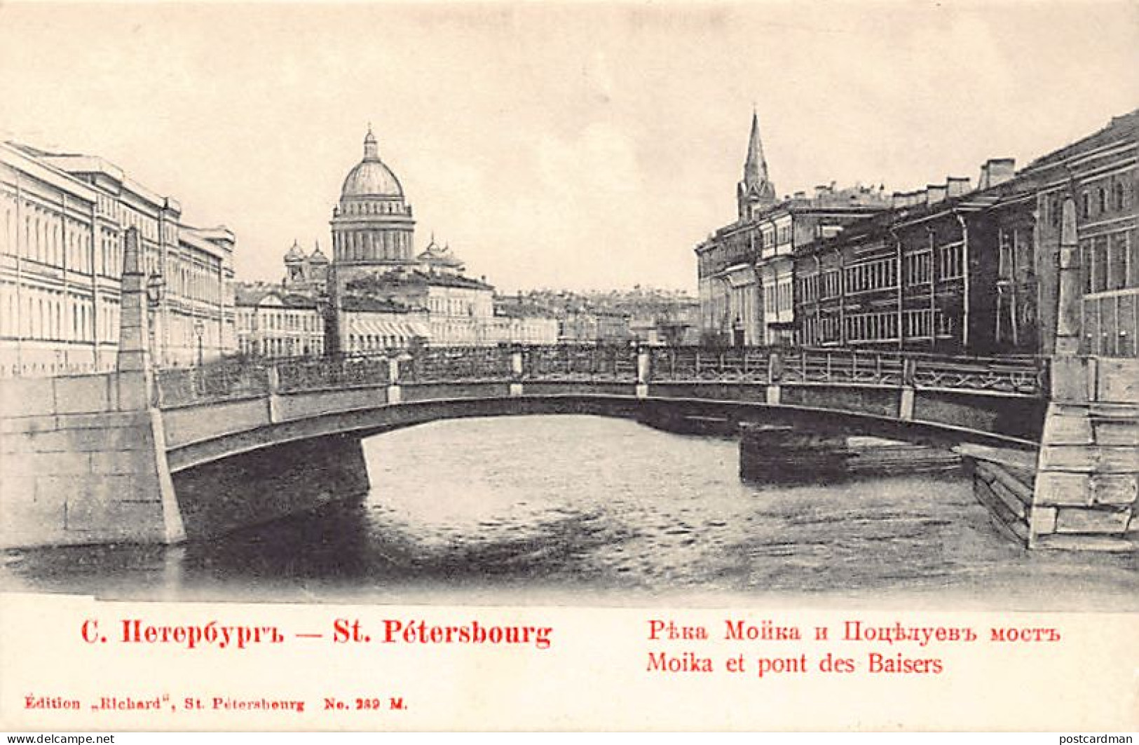 Russia - SAINT PETERSBURG - Moika (Green Bridge) - Publ. Richard 289 - Russia