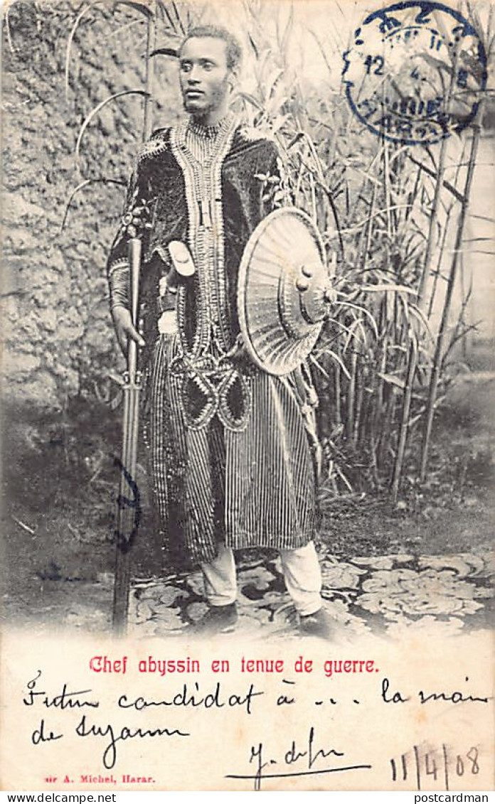 Ethiopia - Abyssinian War Lord - Publ. A. Michel  - Ethiopie