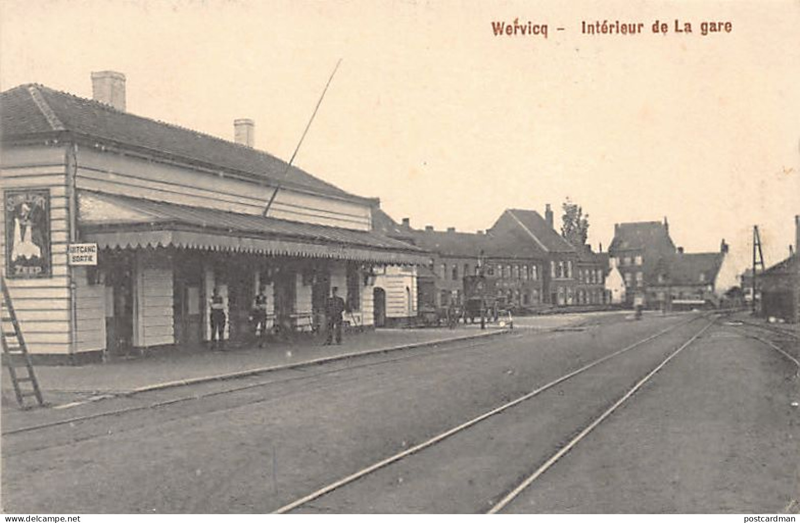 België - WERVIK Wervicq (W. Vl.) Intérieur De La Gare - Wervik