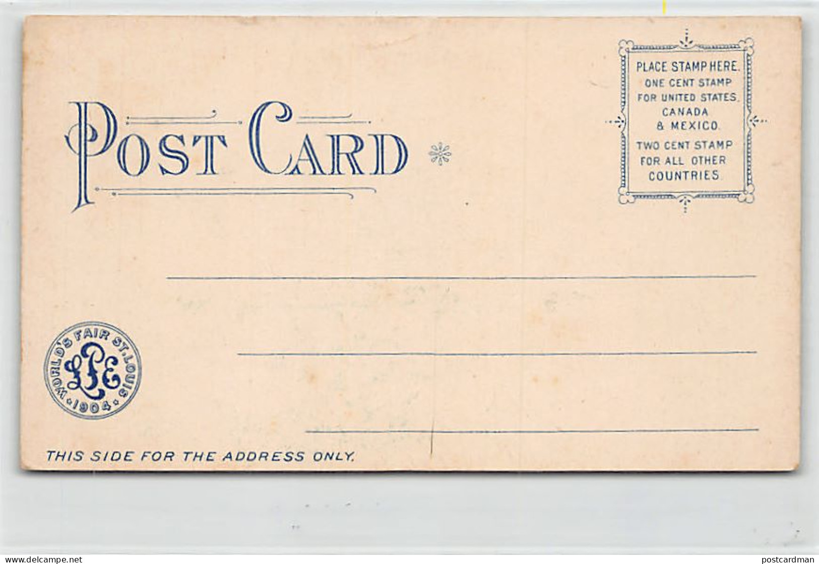 St. Louis World's Fair (MO) Machiney Building - Publ. Samuel Cupples Envelope Co.  - St Louis – Missouri