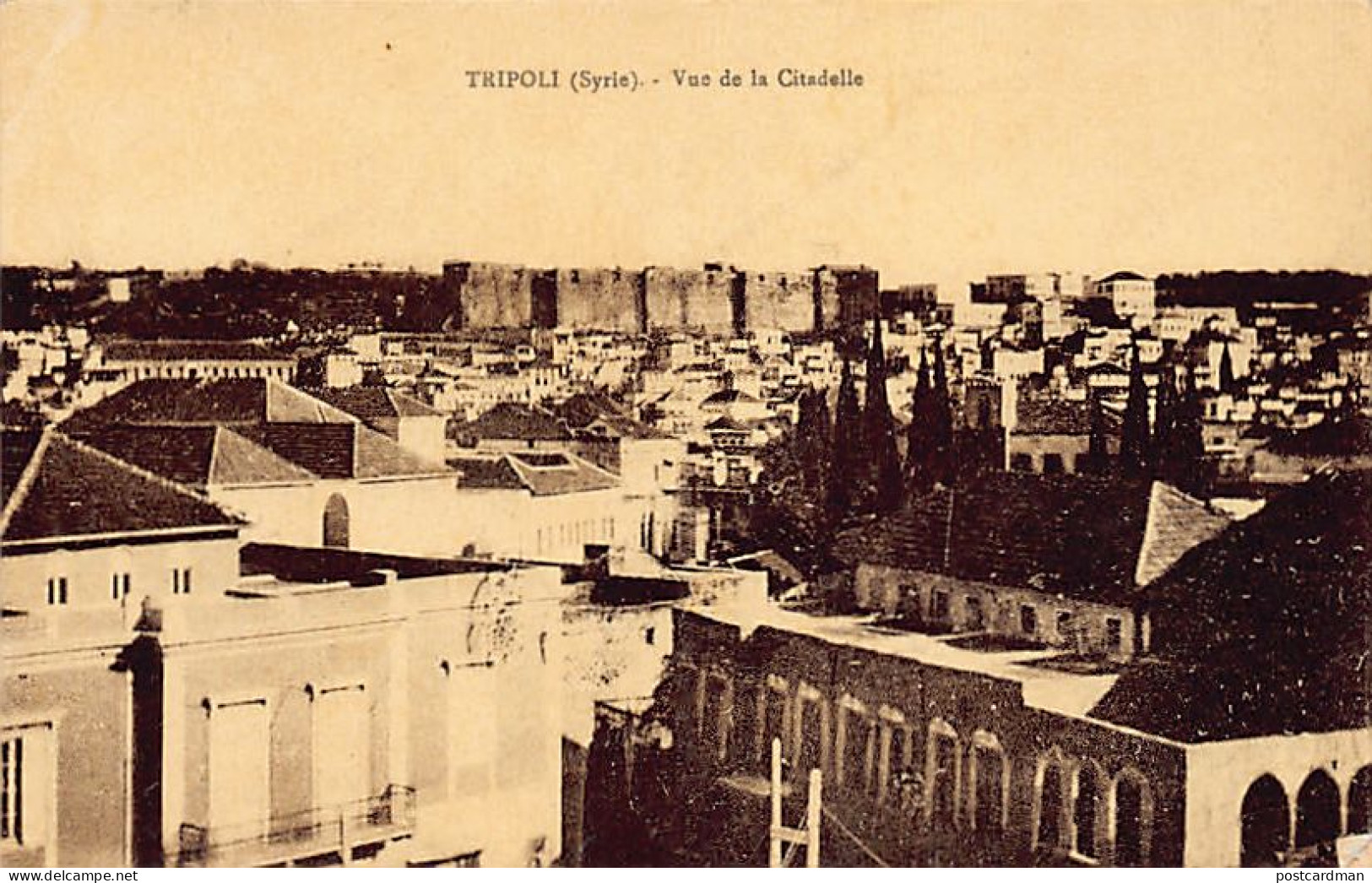 Liban - TRIPOLI - Vue De La Citadelle - Ed. Au Bon Marché 127 - Libanon