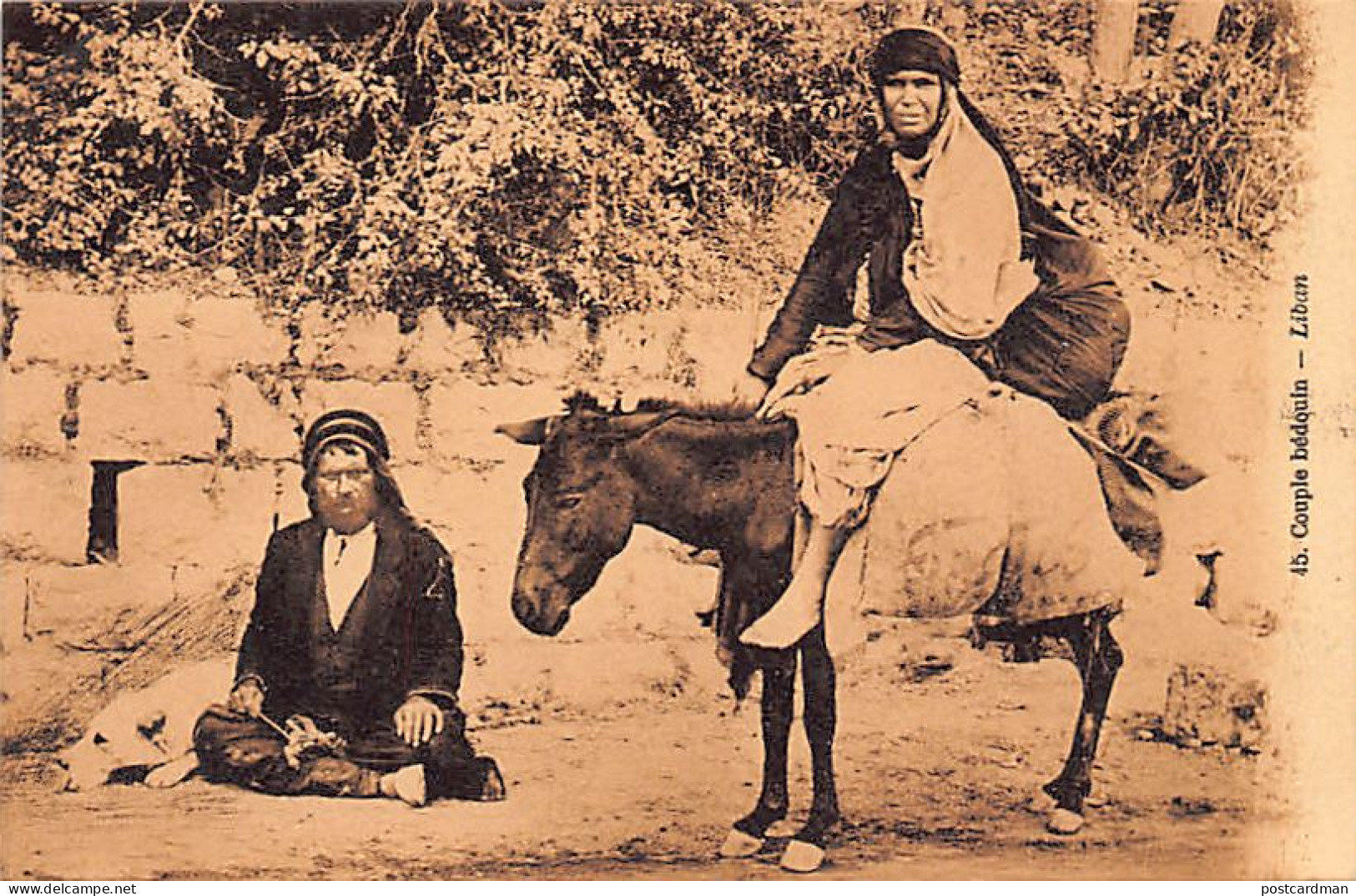 Liban - Couple Bédouin - Ed. Jean Torossian 45 - Libanon