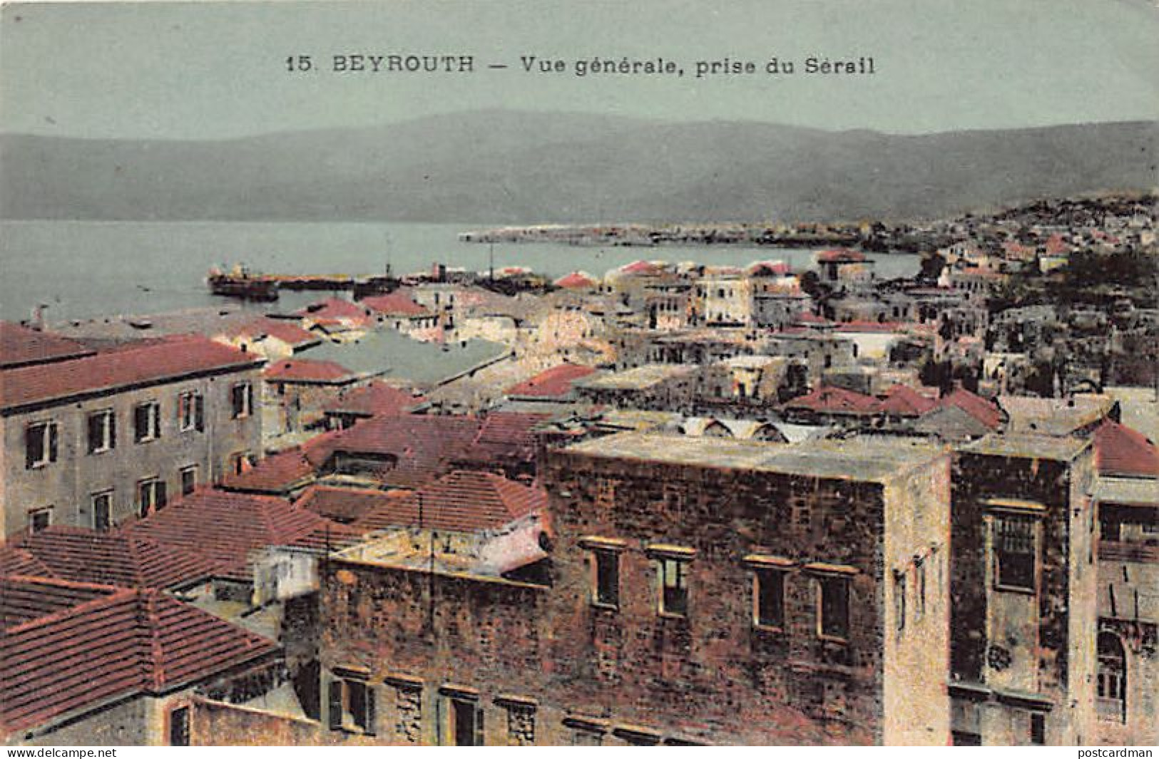 Liban - BEYROUTH - Vue Générale, Prise Du Sérail - Ed. M.-L. Amalberti 15 - Libanon