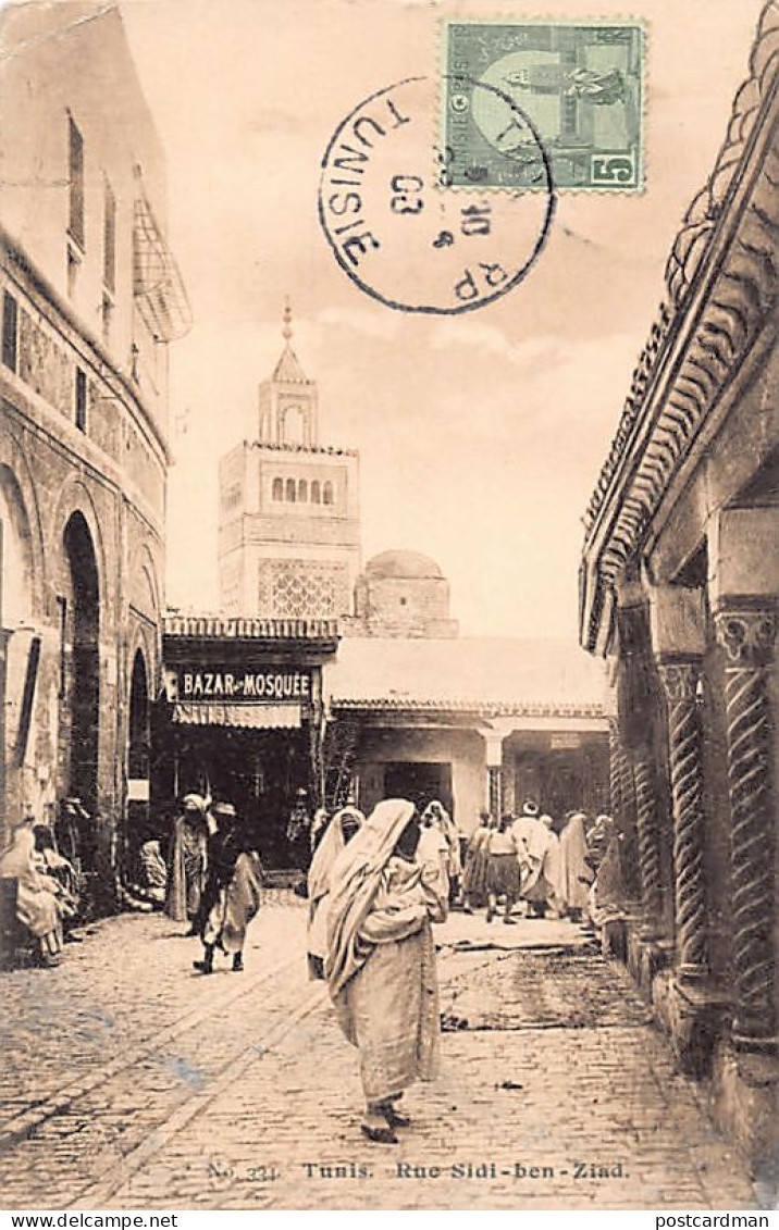 Tunisie - TUNIS - Rue Sidi-ben-Ziad - Ed. Lehnert & Landrock 334 - Túnez