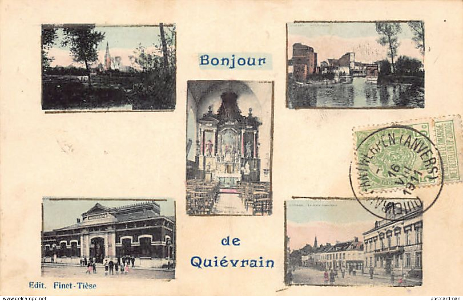 QUIÉVRAIN (Hainaut) Bonjour De... - Quiévrain