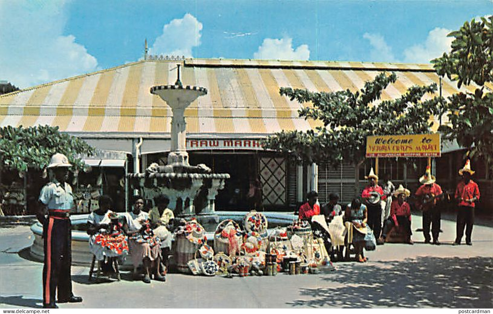 Jamaica - KINGSTON - Patio In Victoria Crafts Market - Publ. Novelty Trading Co. H-7 - Giamaica