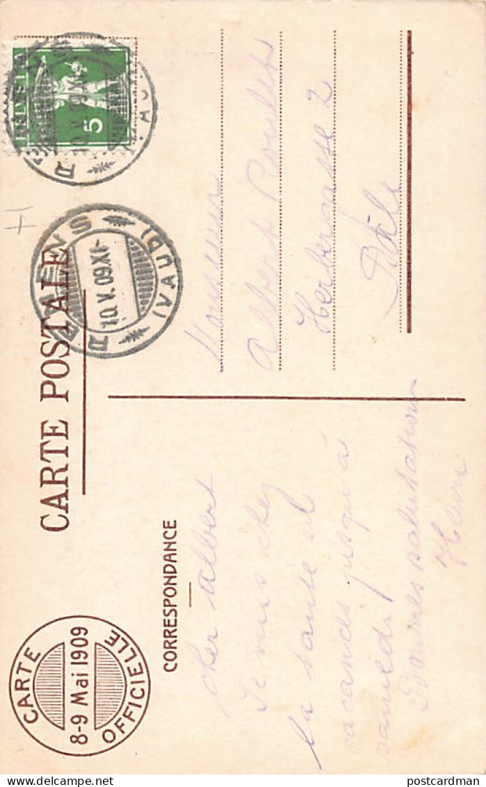LAUSANNE (VD) Société Fédérale Des Sous-Officiers - Cinquantenaire De La Section De Lausanne Mai 1909 - Ed. Dagon  - Lausanne