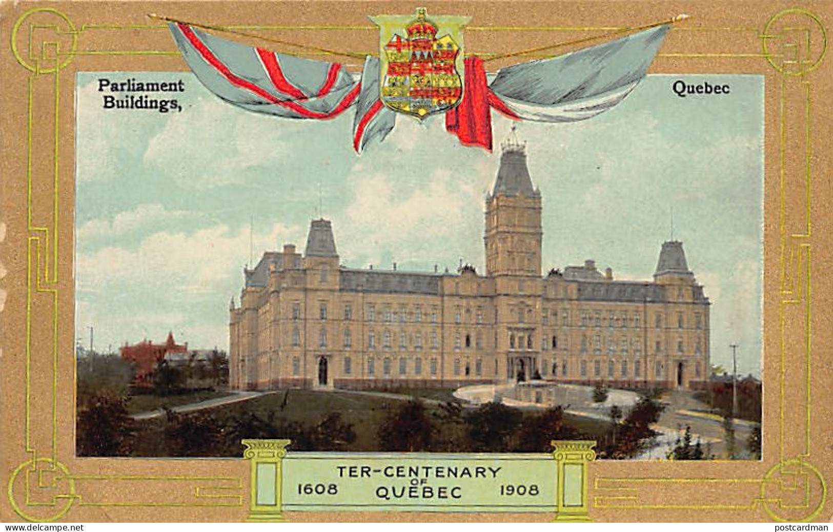 Canada - Ter-Centenary Of Quebec 1908 - Parliament Buildings - Otros & Sin Clasificación