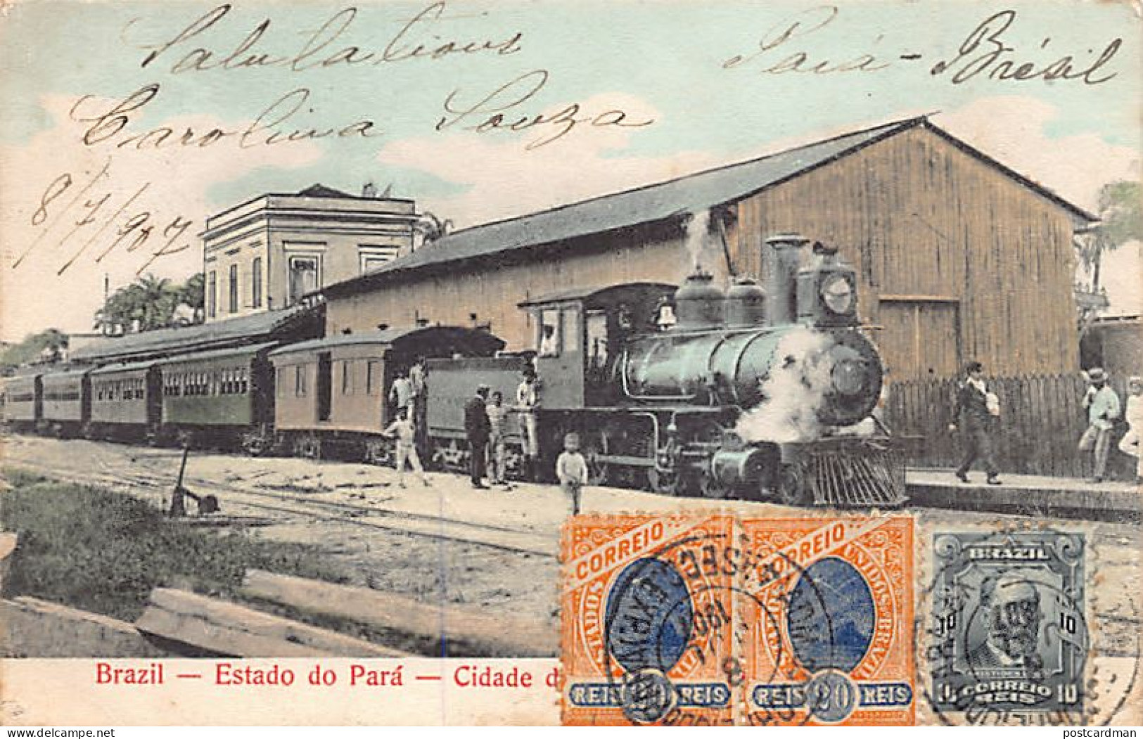 Brasil - BELEM - Estacao Ferroviaria - Railway Station - Ed. D O Tico-Tico. - Belém