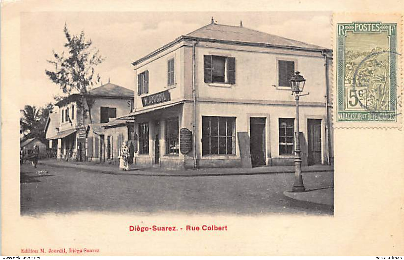 DIEGO SUAREZ - Magasin De M. Jourdil, éditeur De Cartes Postales, Rue Colbert. - Madagaskar