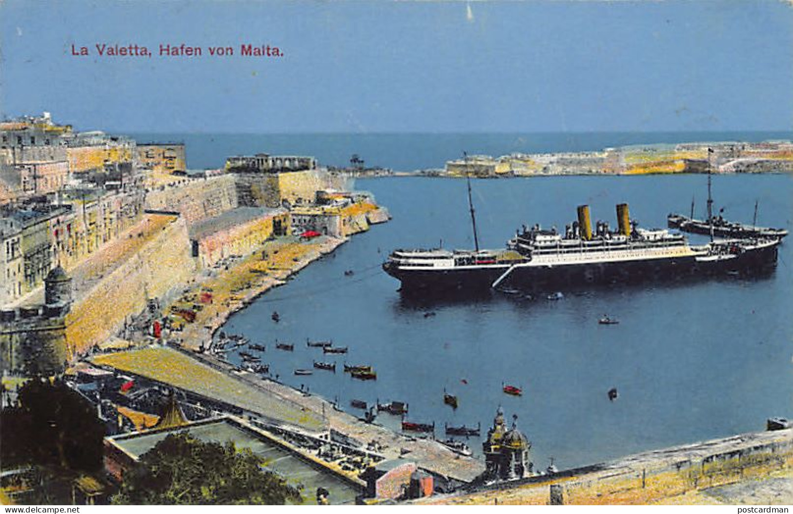 Malta - VALLETTA - The Harbor - Publ. A. Wasmuth & Co.  - Malta