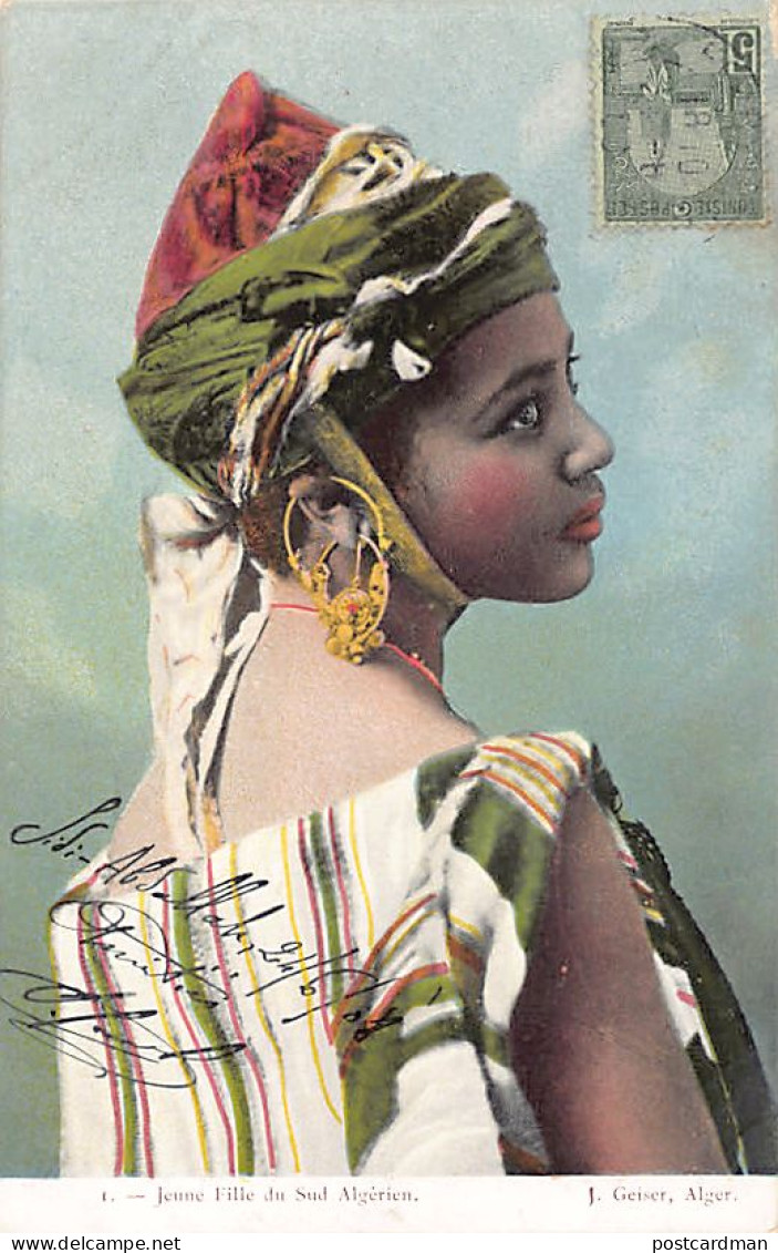 Algérie - Jeune Fille Du Sud Algérien - Ed. J. Geiser 1 - Femmes