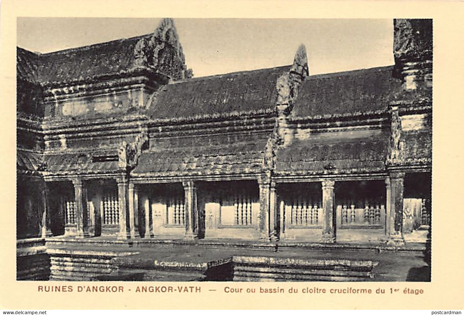 Cambodge - Ruines D'Angkor - ANGKOR VAT - Cour Du 1er étage - Ed. Nadal  - Cambodge