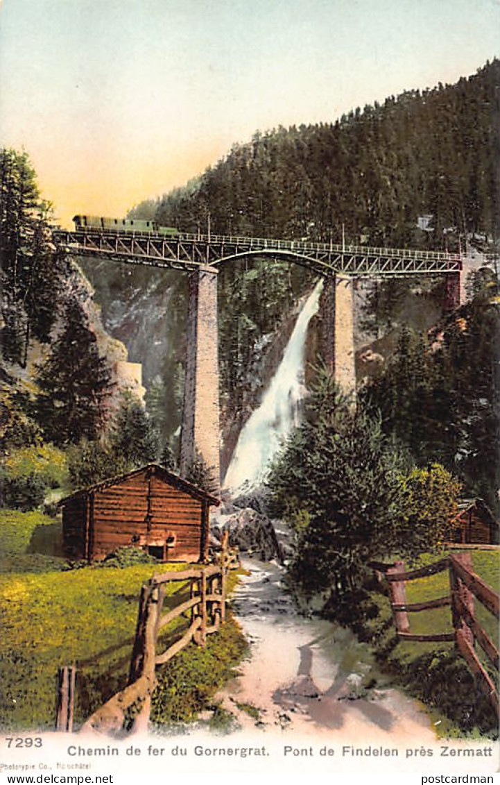 Suisse - Pont De Findelen Près Zermatt (VS) Chemin De Fer Du Gornergrat - Ed. C.P.N. 7293 - Zermatt