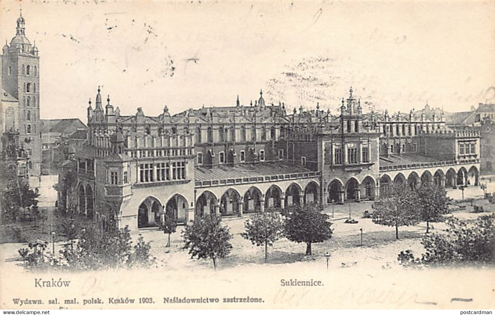 POLSKA Poland - KRAKÓW - Sukiennice - Nakl. Salonu Malarzy Polskich W Krakowie 1903 - Polonia