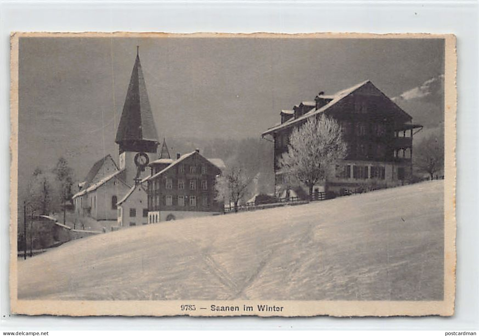 SAANEN (BE) Im Winter - Ed. C.P.N. 9785 - Gessenay